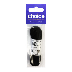 Choice Black Boot Laces x 6