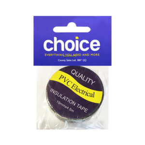 Choice Black PVC Tape x 6
