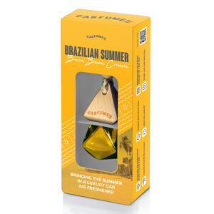 Carfume Brazilian Summer Hanging Diffuser Air Freshener in display of 10