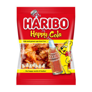 Haribo Plain Happy Cola Bottles 160g x 12