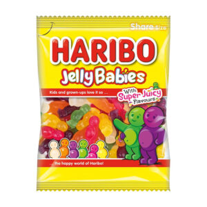 Haribo Plain Jelly Babies 160g x 12