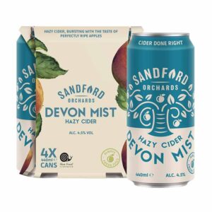 Sandford Orchards Devon Mist Cider Cans 4 Pack 4.5% vol 440ml x 6