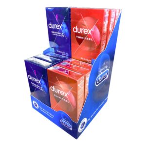 Durex Counter Display 6pc - 5% vat x 12