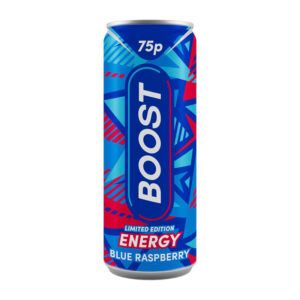 Boost Energy Blue Raspberry Can 250ml PM 75p x 24