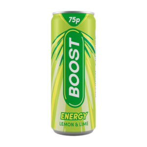 Boost Energy Lemon & Lime Can 250ml PM 75p x 24