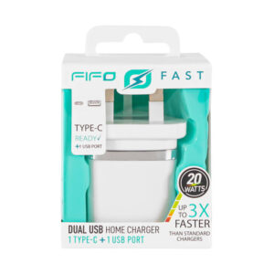 FIFO Fast Colours Home Charger With Type C Port