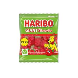 Haribo Giant Strawbs PM £1.25 140g x 12