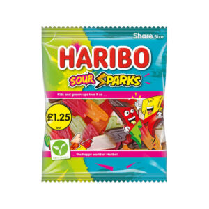 Haribo Sour Sparks PM £1.25 140g x 12