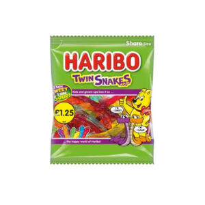 Haribo Twin Snakes PM £1.25 140g x 12