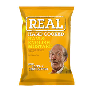 REAL Crisps Ham & English Mustard 35g x 24