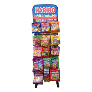 Haribo Metal Floor Stand - 18 Pegs
