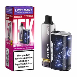 Lost Mary NERA15K Kit Blueberry Cherry Blackberry 20mg - 12ml