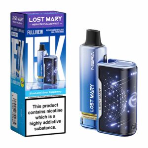 Lost Mary NERA15K Kit Blueberry Sour Raspberry 20mg - 12ml