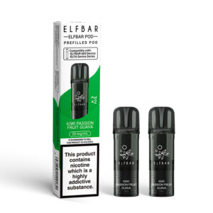 Elfbar 600 Prefilled Pods Kiwi Passion Fruit Guava - 2 Pack