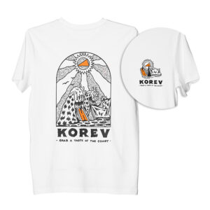 Korev 'Beach Break' T-Shirt White - XX Large