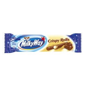 Milky Way Crispy Rolls 22.5g in display of 24