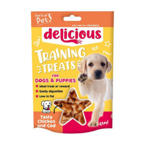 Dog Puppy Chicken & Cod Training Treats 75g x 12