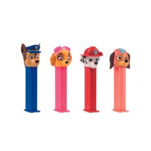 Pez Dispensers Paw Patrol in display of 12