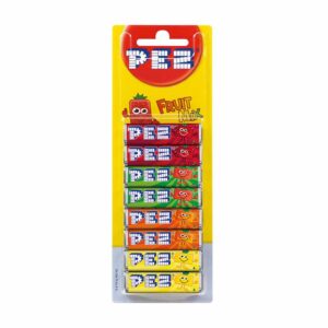 Pez Refills Fruit Mix 6 Pack 51g in display of 18