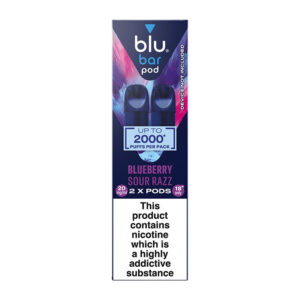 Blu BAR Pods Blueberry Sour Razz 20mg - 2 Pack