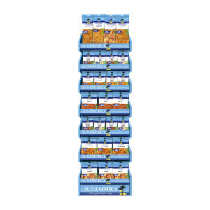 Sun Exotics 7 shelf Cardboard Floor Display