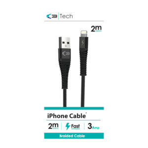 Vibe C3 Braided iPhone Lightning Cable 2 Metres