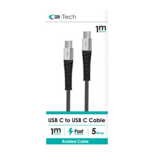 Vibe C3 Braided USB Type C to Type C 1 Metre