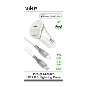 Vibe MFi Lightning Car Charger 2.4amp