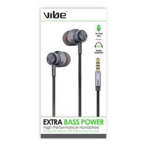 Vibe Extra Bass Power Earphones