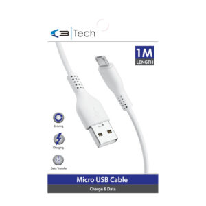 Vibe Clip Strip C3 Micro USB Cable 1 Metre x 12