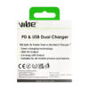 Vibe Dual Port Car Charger PD & USB - Image 2