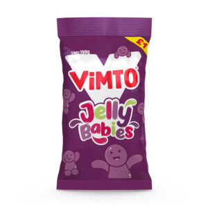 Vimto Jelly Babies PM £1 120g in display of 12