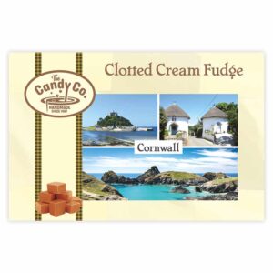 Cornwall Clotted Cream Fudge with Postcard 300g x 12