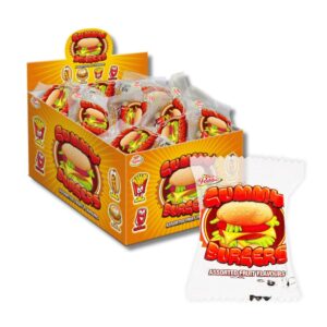Gummy Burgers 32g in display of 24