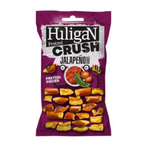 Huligan Pretzels Crush Jalapeno 65g - 0% vat in display of 18