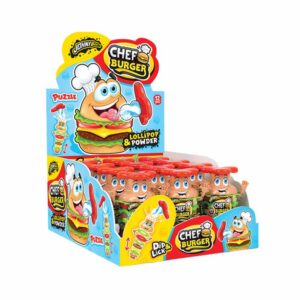 Johny Bee Chef Burger 20g in display of 12