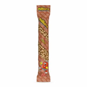 Millions Tubes Cola 55g in display of 12