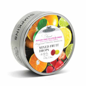 Simpkins Sugar Free Mixed Fruit Drop Tins x 6