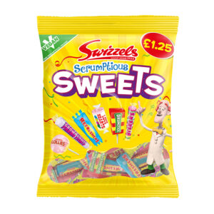 Swizzels Scrumptious Sweets PM £1.25 135g x 12