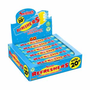 Swizzels Refreshers Chew Bars PM 20p 18g in display of 60