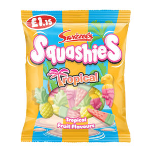 Swizzels Squashies Tropical PM £1.15 100g x 12