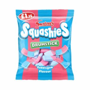 Swizzels Squashies Bubblegum Drumstick PM £1.15 120g x 12