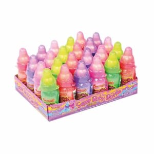 Swizzels Super Baby Bottles Candy 23g in display of 24