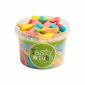 Tasty Tubs Sour Worms PM £1.25 120g x 12