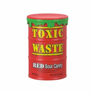 Toxic Waste Nuclear Red Drums 42g in display of 12