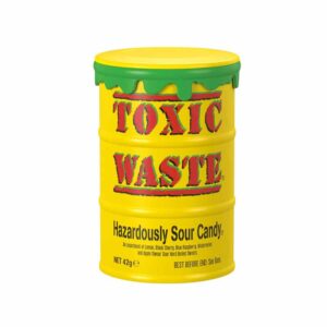 Toxic Waste Nuclear Yellow Drums 42g in display of 12