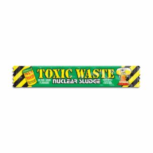 Toxic Waste Sour Apple Sludge Bars 20g in display of 50