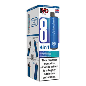 IVG 2400 4in1 Rechargeable Device Blue Raspberry Ice