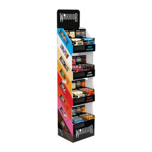 Warrior® Crunch Cardboard Floor Display