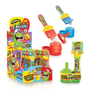 Johny Bee Splash Brush Lollipop 50g in display of 12